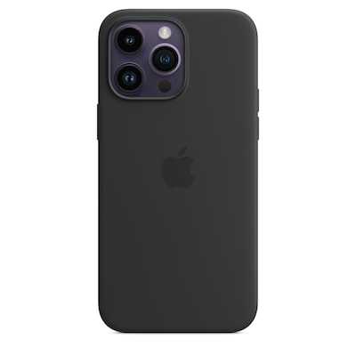 Apple Original iPhone 14 Pro Max Silikon Case mit MagSafe Mitternacht