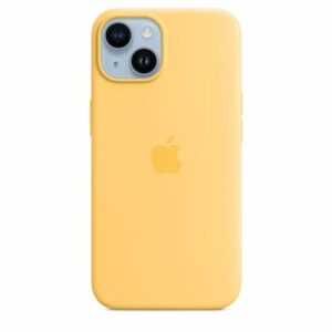 Apple Original iPhone 14 Silikon Case mit MagSafe Sonnenlicht
