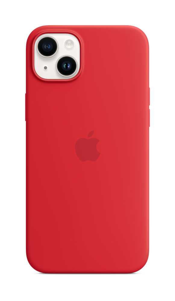 APPLE iPhone 14 Plus Silicone Case with MagSafe – (PRODUCT)RED (MPT63ZM/A)