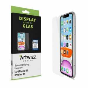 Artwizz Smartphone-Hülle "Artwizz NoCase + SecondDisplay Set geeignet für [iPhone Xr] - Ultra-dünne, elastische Schutzhülle + Displayschutz aus Sicherheitsglas - Raspberry" iPhone XR