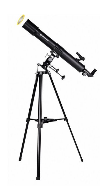BRESSER Teleskop "Taurus 90/900 MPM Linsenteleskop mit Smartphone-Ad"