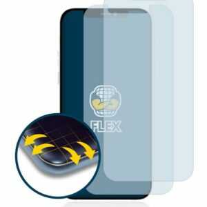 BROTECT Schutzfolie "für Apple iPhone 12 Pro Max", (2 Stück), Full-Cover 3D Curved klar