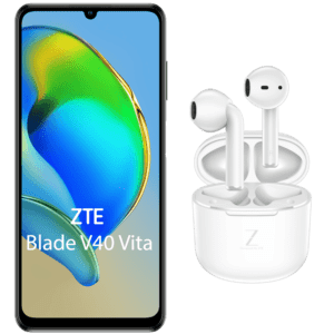 Blade V40 Vita 4GB+128GB Zeus Black inklusive ZTE Buds Smartphone