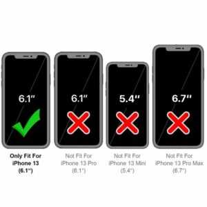 CoolGadget Handyhülle "Magnet Case Handy Tasche" für Apple iPhone 13 6,1 Zoll, Hülle Klapphülle Slim Flip Cover für iPhone 13 Schutzhülle