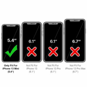 CoolGadget Handyhülle "Magnet Case Handy Tasche" für Apple iPhone 13 Mini 5,4 Zoll, Hülle Klapphülle Slim Flip Cover für iPhone 13 Mini Schutzhülle