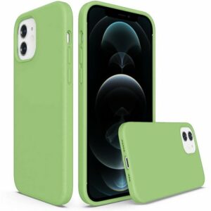 CoolGadget Handyhülle "Silikon Colour Series Slim Case" für Apple iPhone 12 Mini 5,4 Zoll, Hülle innen weich Handy Cover für iPhone 12 Mini Schutzhülle