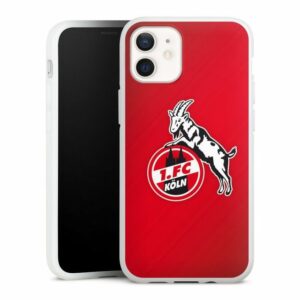 DeinDesign Handyhülle "1. FC Köln rot" Apple iPhone 12 mini, Silikon Hülle, Bumper Case, Handy Schutzhülle, Smartphone Cover EffZeh