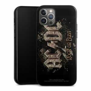 DeinDesign Handyhülle "ACDC Rock or Bust" Apple iPhone 12 Pro, Silikon Hülle, Bumper Case, Handy Schutzhülle, Smartphone Cover ACDC