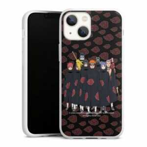DeinDesign Handyhülle "Akatsuki Group" Apple iPhone 13 Mini, Silikon Hülle, Bumper Case, Handy Schutzhülle, Smartphone Cover Akatsuki Naruto Shippuden Offizielles Lizenzprodukt