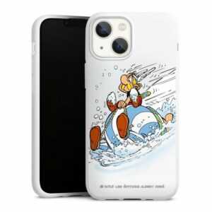 DeinDesign Handyhülle "Astérix & Obélix Luge" Apple iPhone 13 Mini, Silikon Hülle, Bumper Case, Handy Schutzhülle, Smartphone Cover Asterix Obelix Kindheit
