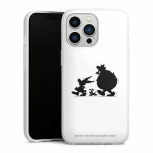 DeinDesign Handyhülle "Astérix & Obélix ombre" Apple iPhone 13 Pro, Silikon Hülle, Bumper Case, Handy Schutzhülle, Smartphone Cover Asterix Obelix Offizielles Lizenzprodukt
