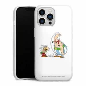DeinDesign Handyhülle "Astérix & Obélix rire" Apple iPhone 13 Pro, Silikon Hülle, Bumper Case, Handy Schutzhülle, Smartphone Cover Asterix Obelix Offizielles Lizenzprodukt