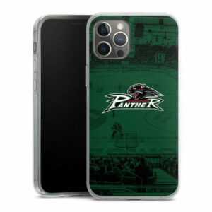 DeinDesign Handyhülle "Augsburger Panther Eishockeymannschaft" Apple iPhone 12 Pro Max, Silikon Hülle, Bumper Case, Handy Schutzhülle, Smartphone Cover Logo