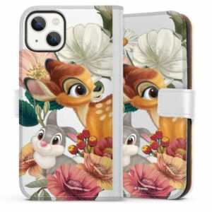 DeinDesign Handyhülle "Bambi, Klopfer transparent" Apple iPhone 13, Hülle, Handy Flip Case, Wallet Cover, Handytasche Leder Bambi Klopfer Disney