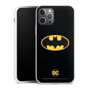 DeinDesign Handyhülle "Batman Logo Yellow" Apple iPhone 12 Pro, Silikon Hülle, Bumper Case, Handy Schutzhülle, Smartphone Cover Batman
