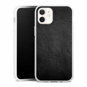 DeinDesign Handyhülle "Betonwand schwarz" Apple iPhone 12 mini, Silikon Hülle, Bumper Case, Handy Schutzhülle, Smartphone Cover Beton
