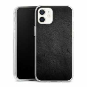 DeinDesign Handyhülle "Betonwand schwarz" Apple iPhone 12 mini, Silikon Hülle, Bumper Case, Handy Schutzhülle, Smartphone Cover Beton