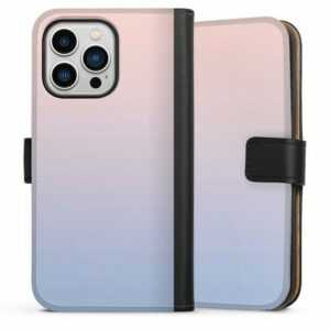 DeinDesign Handyhülle "Dawn" Apple iPhone 13 Pro, Hülle, Handy Flip Case, Wallet Cover, Handytasche Leder zweifarbig Pastell Farbverlauf
