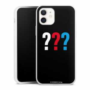 DeinDesign Handyhülle "Drei Fragezeichen Logo" Apple iPhone 12, Silikon Hülle, Bumper Case, Handy Schutzhülle, Smartphone Cover Logo