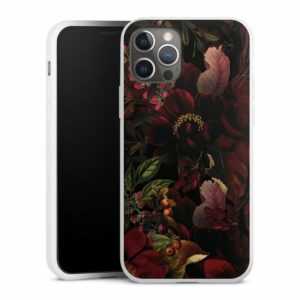 DeinDesign Handyhülle "Dunkle Blumenwiese" Apple iPhone 12 Pro, Silikon Hülle, Bumper Case, Handy Schutzhülle, Smartphone Cover Utart