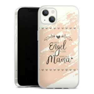 DeinDesign Handyhülle "Engel Mama" Apple iPhone 13, Silikon Hülle, Bumper Case, Handy Schutzhülle, Smartphone Cover Muttertag Mama Spruch