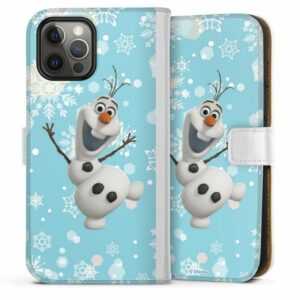 DeinDesign Handyhülle "Frozen Olaf" Apple iPhone 12 Pro, Hülle, Handy Flip Case, Wallet Cover, Handytasche Leder Frozen Olaf