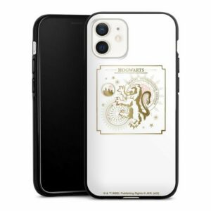 DeinDesign Handyhülle "Gryffindor Wappen Weiß Gold" Apple iPhone 12 Pro, Silikon Hülle, Bumper Case, Handy Schutzhülle, Smartphone Cover