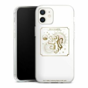 DeinDesign Handyhülle "Gryffindor Wappen Weiß Gold" Apple iPhone 12 Pro, Silikon Hülle, Bumper Case, Handy Schutzhülle, Smartphone Cover