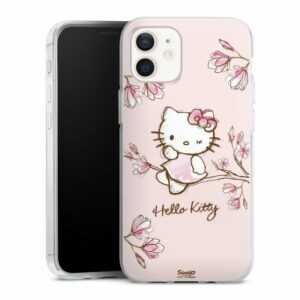 DeinDesign Handyhülle "Hello Kitty - Magnolia" Apple iPhone 12, Silikon Hülle, Bumper Case, Handy Schutzhülle, Smartphone Cover Hanami