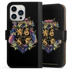 DeinDesign Handyhülle "Hogwarts Emblem" Apple iPhone 13 Pro, Hülle, Handy Flip Case, Wallet Cover, Handytasche Leder Harry Potter Hogwarts Wappen