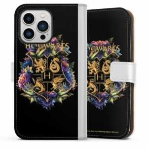 DeinDesign Handyhülle "Hogwarts Emblem" Apple iPhone 13 Pro, Hülle, Handy Flip Case, Wallet Cover, Handytasche Leder Harry Potter Hogwarts Wappen