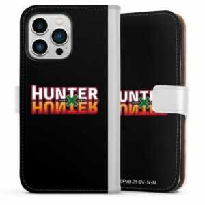 DeinDesign Handyhülle "Hunter x Hunter" Apple iPhone 13 Pro, Hülle, Handy Flip Case, Wallet Cover, Handytasche Leder Hunter x Hunter Logo Offizielles Lizenzprodukt