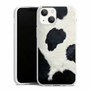 DeinDesign Handyhülle "Kuhflecken" Apple iPhone 13 Mini, Silikon Hülle, Bumper Case, Handy Schutzhülle, Smartphone Cover Animal-Look Animalprint Kuhfell