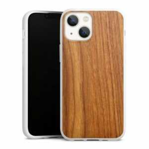 DeinDesign Handyhülle "Lärche" Apple iPhone 13 Mini, Silikon Hülle, Bumper Case, Handy Schutzhülle, Smartphone Cover Holzoptik Lärche Holz