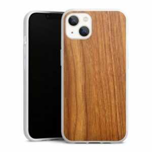 DeinDesign Handyhülle "Lärche" Apple iPhone 13, Silikon Hülle, Bumper Case, Handy Schutzhülle, Smartphone Cover Holzoptik Lärche Holz