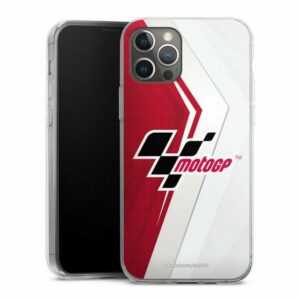 DeinDesign Handyhülle "Logo Grey and Red" Apple iPhone 12 Pro, Silikon Hülle, Bumper Case, Handy Schutzhülle, Smartphone Cover MotoGP