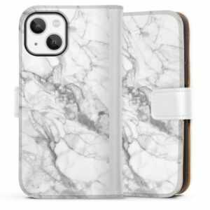 DeinDesign Handyhülle "Marmor" Apple iPhone 13 Mini, Hülle, Handy Flip Case, Wallet Cover, Handytasche Leder Stein Marmor Muster