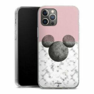 DeinDesign Handyhülle "Mickey Mouse Marmor" Apple iPhone 12 Pro, Silikon Hülle, Bumper Case, Handy Schutzhülle, Smartphone Cover Disney