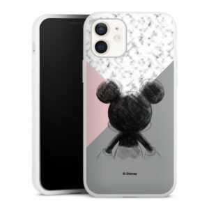 DeinDesign Handyhülle "Mickey Mouse Scribble" Apple iPhone 12, Silikon Hülle, Bumper Case, Handy Schutzhülle, Smartphone Cover Disney