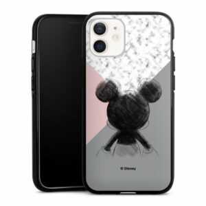 DeinDesign Handyhülle "Mickey Mouse Scribble" Apple iPhone 12 mini, Silikon Hülle, Bumper Case, Handy Schutzhülle, Smartphone Cover Disney