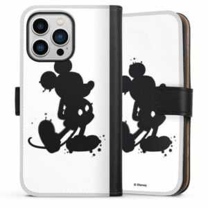 DeinDesign Handyhülle "Mickey Mouse - Splash" Apple iPhone 13 Pro, Hülle, Handy Flip Case, Wallet Cover, Handytasche Leder Mickey Mouse Offizielles Lizenzprodukt Disney