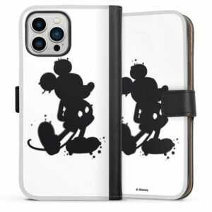 DeinDesign Handyhülle "Mickey Mouse - Splash" Apple iPhone 13 Pro Max, Hülle, Handy Flip Case, Wallet Cover, Handytasche Leder Mickey Mouse Offizielles Lizenzprodukt Disney
