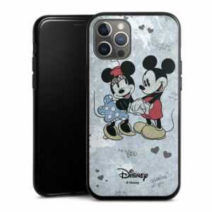 DeinDesign Handyhülle "Mickey&Minnie In Love" Apple iPhone 12 Pro Max, Silikon Hülle, Bumper Case, Handy Schutzhülle, Smartphone Cover Disney