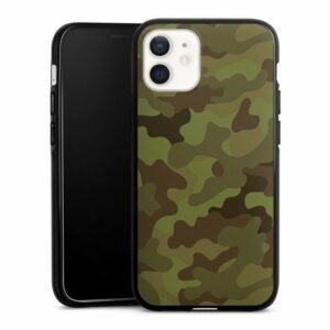 DeinDesign Handyhülle "Military Denim Camo" Apple iPhone 12 mini, Silikon Hülle, Bumper Case, Handy Schutzhülle, Smartphone Cover