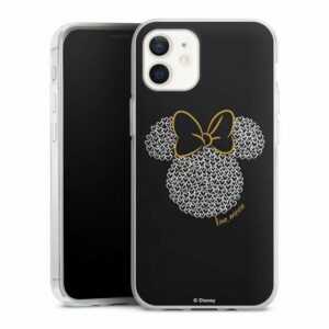 DeinDesign Handyhülle "Minnie Black and White" Apple iPhone 12, Silikon Hülle, Bumper Case, Handy Schutzhülle, Smartphone Cover Disney