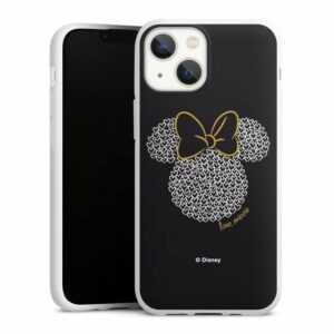 DeinDesign Handyhülle "Minnie Black and White" Apple iPhone 13 Mini, Silikon Hülle, Bumper Case, Handy Schutzhülle, Smartphone Cover Minnie Mouse Disney Muster