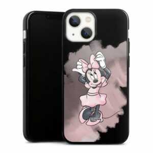 DeinDesign Handyhülle "Minnie Watercolour transparent" Apple iPhone 13 Mini, Silikon Hülle, Bumper Case, Handy Schutzhülle, Smartphone Cover Mickey & Minnie Mouse Disney Motiv ohne Hintergrund
