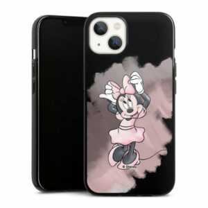 DeinDesign Handyhülle "Minnie Watercolour transparent" Apple iPhone 13, Silikon Hülle, Bumper Case, Handy Schutzhülle, Smartphone Cover Mickey & Minnie Mouse Disney Motiv ohne Hintergrund