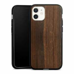 DeinDesign Handyhülle "Nußbaum Holzlook" Apple iPhone 12 mini, Silikon Hülle, Bumper Case, Handy Schutzhülle, Smartphone Cover Holz