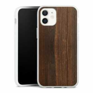 DeinDesign Handyhülle "Nußbaum Holzlook" Apple iPhone 12 mini, Silikon Hülle, Bumper Case, Handy Schutzhülle, Smartphone Cover Holz